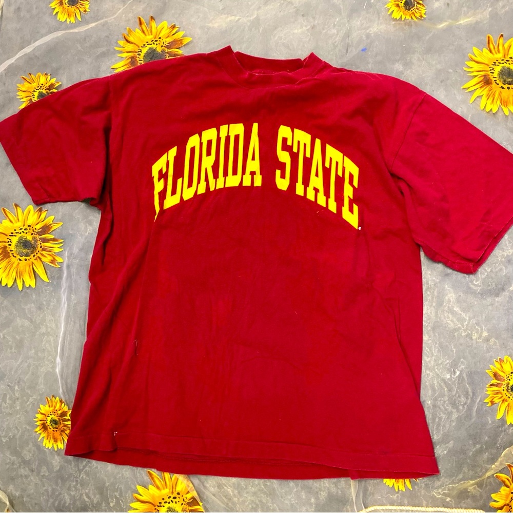 Vtg Florida State T Shirt XL Single Stitch 90s True Fan